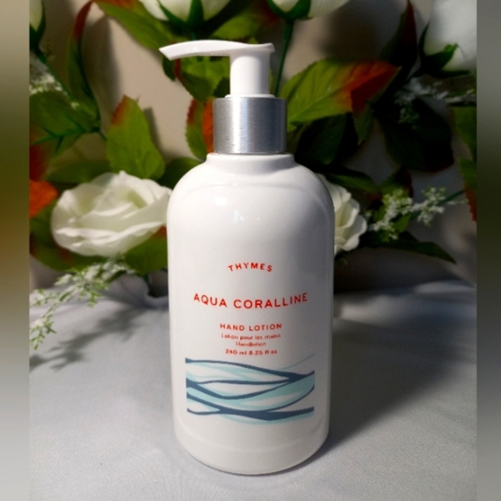 Thymes Silver Bomb Hand Lotion - 8.25 Fl Oz - Aqua Coralline.